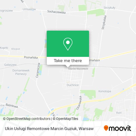 Ukin Usługi Remontowe Marcin Guziuk map