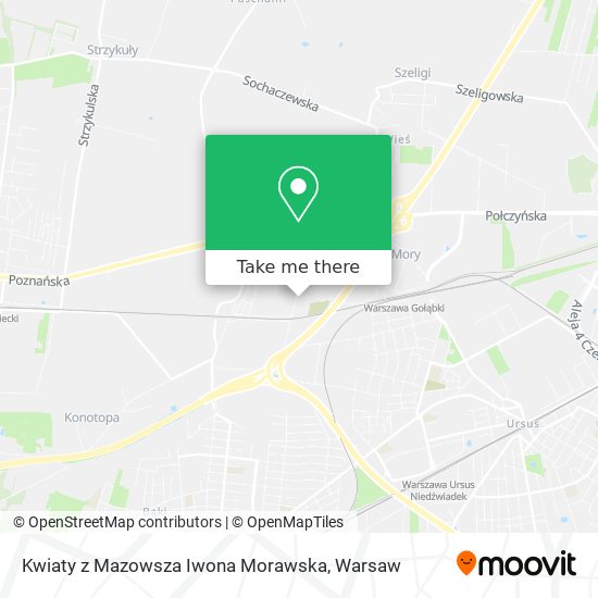 Kwiaty z Mazowsza Iwona Morawska map