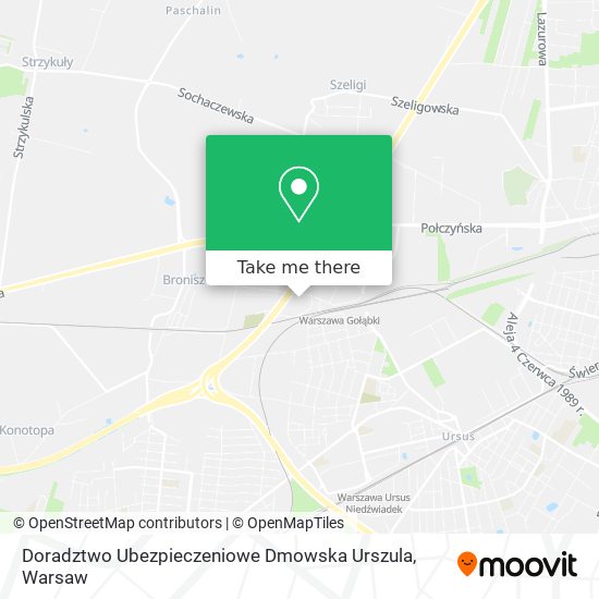 Doradztwo Ubezpieczeniowe Dmowska Urszula map