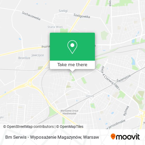 Bm Serwis - Wyposażenie Magazynów map