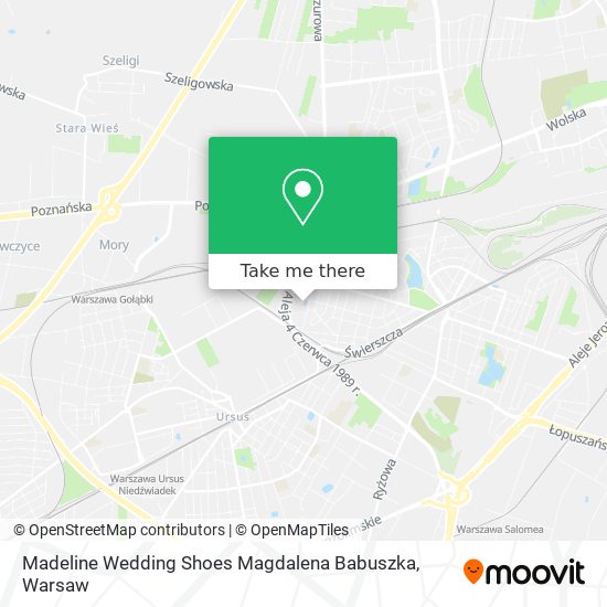 Madeline Wedding Shoes Magdalena Babuszka map