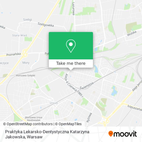 Praktyka Lekarsko-Dentystyczna Katarzyna Jakowska map