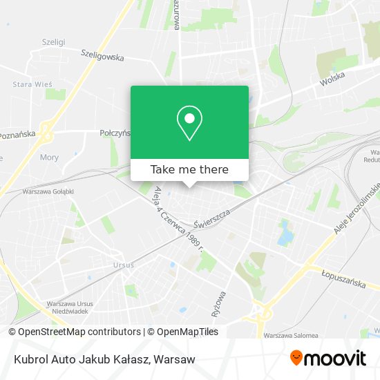 Kubrol Auto Jakub Kałasz map