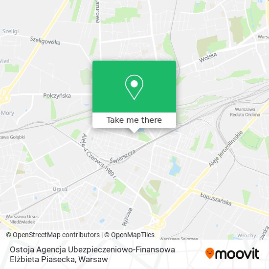 Ostoja Agencja Ubezpieczeniowo-Finansowa Elżbieta Piasecka map