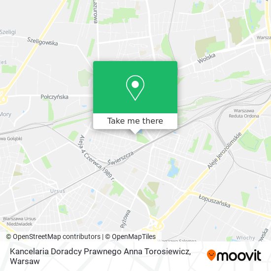 Kancelaria Doradcy Prawnego Anna Torosiewicz map