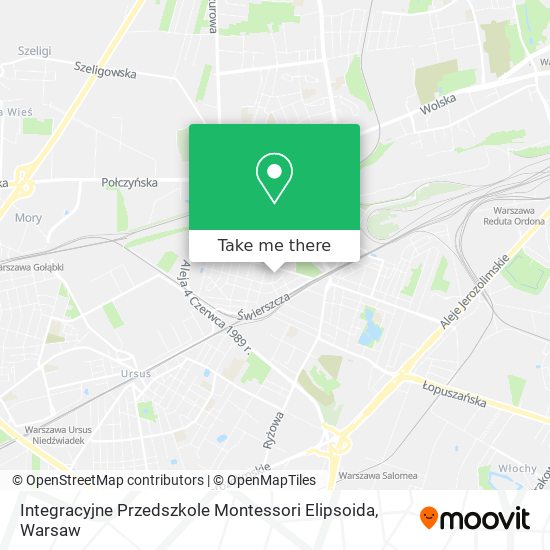 Integracyjne Przedszkole Montessori Elipsoida map