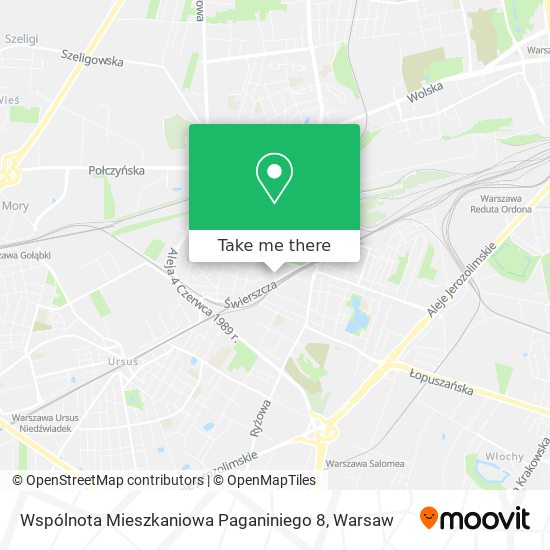 Wspólnota Mieszkaniowa Paganiniego 8 map