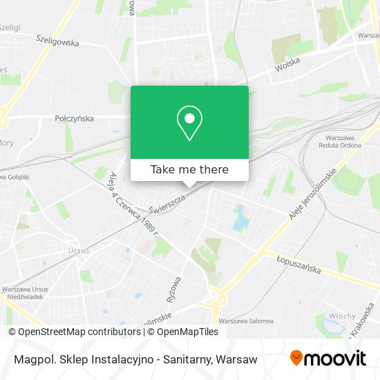 Magpol. Sklep Instalacyjno - Sanitarny map