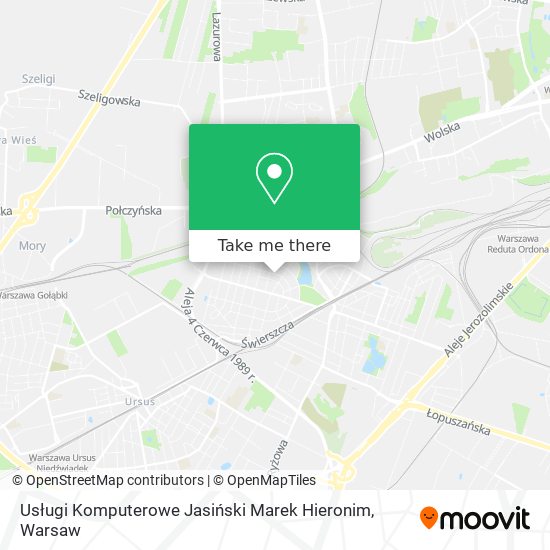 Usługi Komputerowe Jasiński Marek Hieronim map