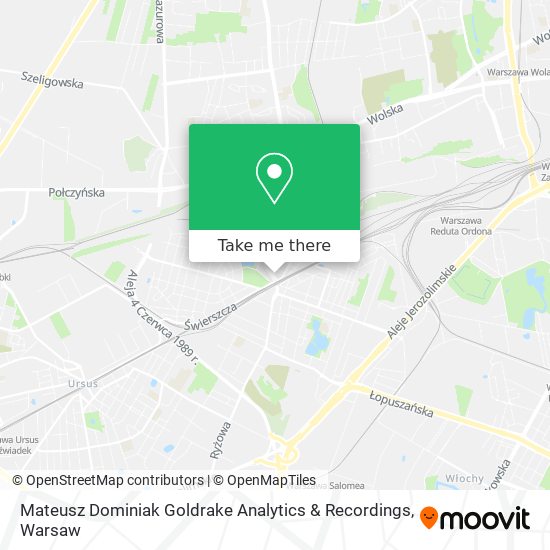 Mateusz Dominiak Goldrake Analytics & Recordings map