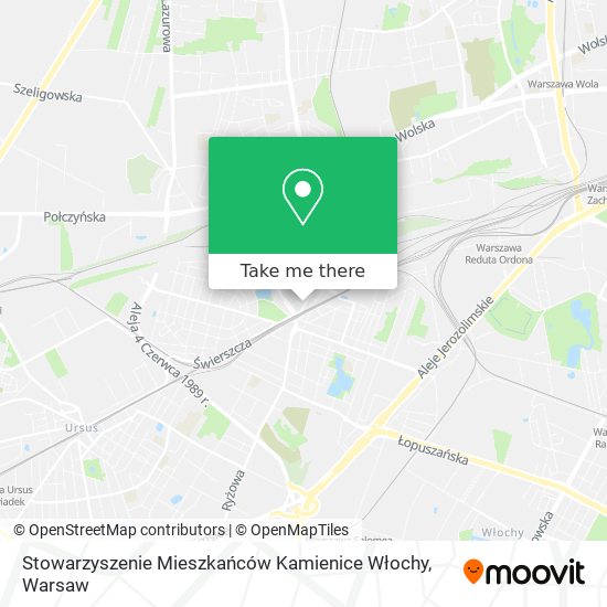 Карта Stowarzyszenie Mieszkańców Kamienice Włochy