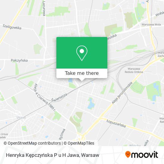 Henryka Kępczyńska P u H Jawa map