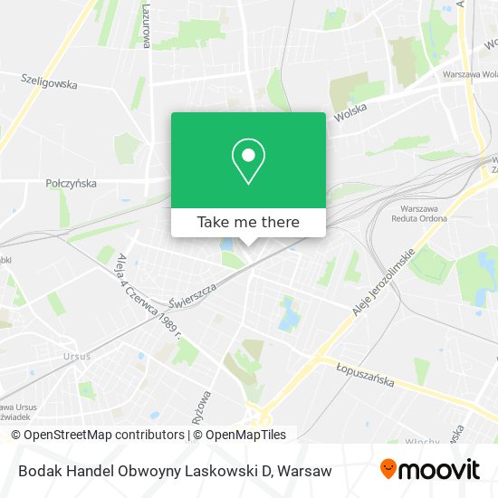 Bodak Handel Obwoyny Laskowski D map