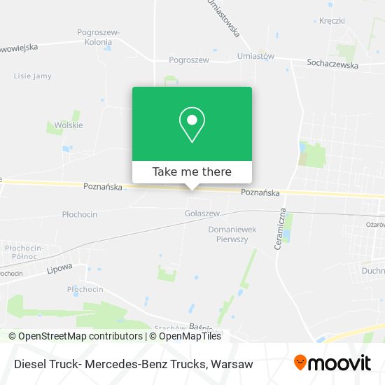 Diesel Truck- Mercedes-Benz Trucks map