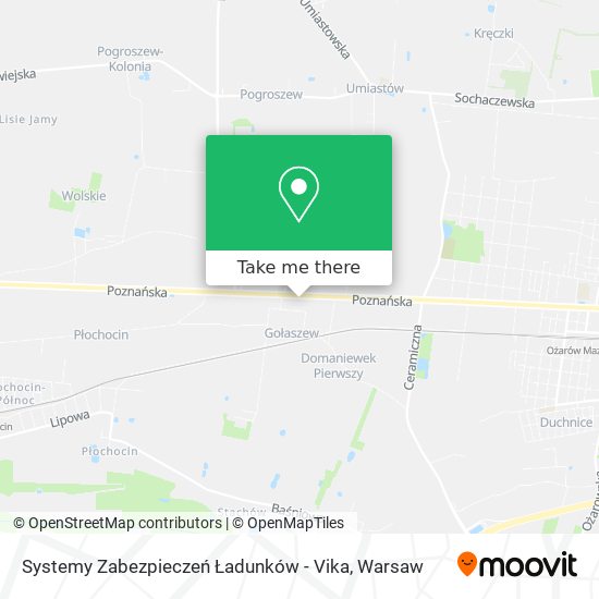 Карта Systemy Zabezpieczeń Ładunków - Vika