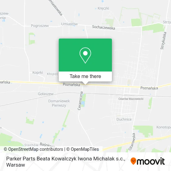 Parker Parts Beata Kowalczyk Iwona Michalak s.c. map
