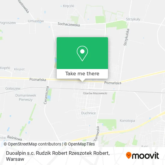 Карта Duoalpin s.c. Rudzik Robert Rzeszotek Robert
