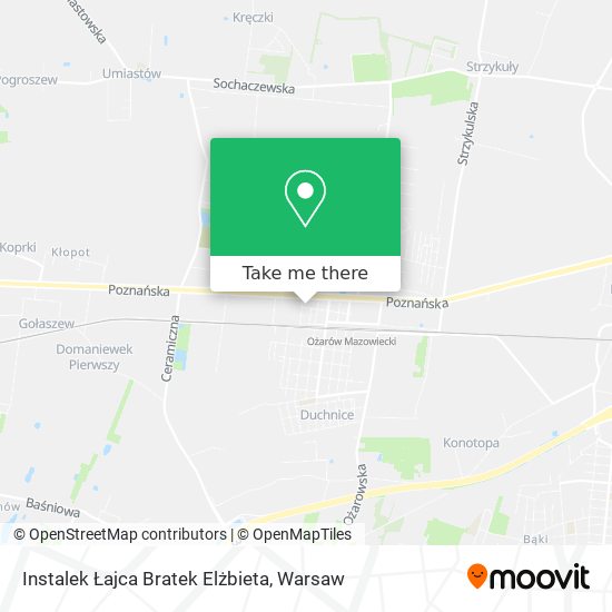 Instalek Łajca Bratek Elżbieta map