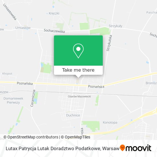 Lutax Patrycja Lutak Doradztwo Podatkowe map