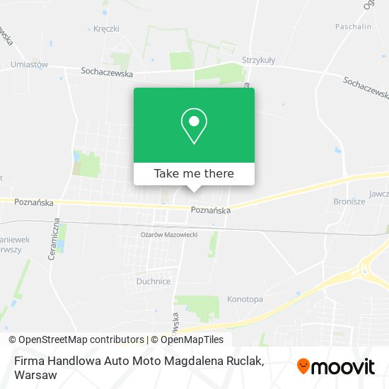 Firma Handlowa Auto Moto Magdalena Ruclak map