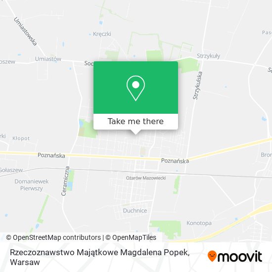 Rzeczoznawstwo Majątkowe Magdalena Popek map