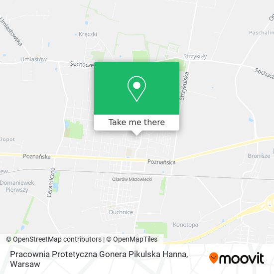 Pracownia Protetyczna Gonera Pikulska Hanna map