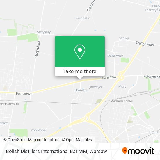 Bolish Distillers International Bar MM map