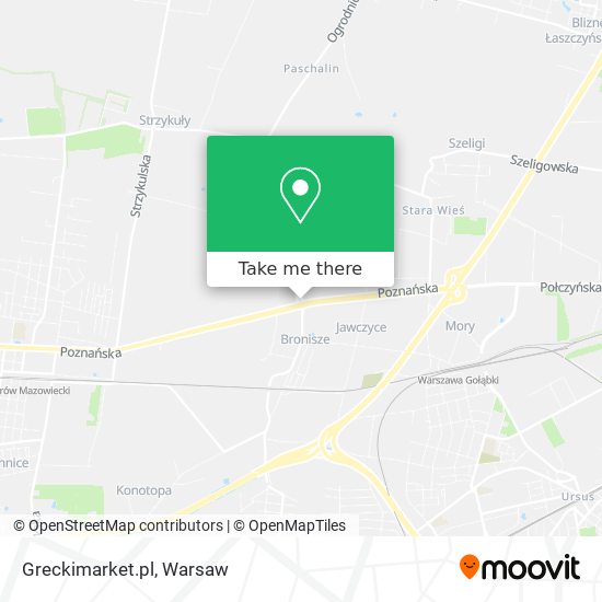 Карта Greckimarket.pl