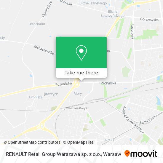 RENAULT Retail Group Warszawa sp. z o.o. map