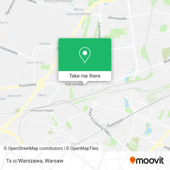 Ts o/Warszawa map