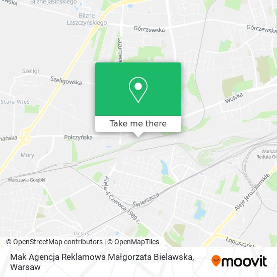 Mak Agencja Reklamowa Małgorzata Bielawska map