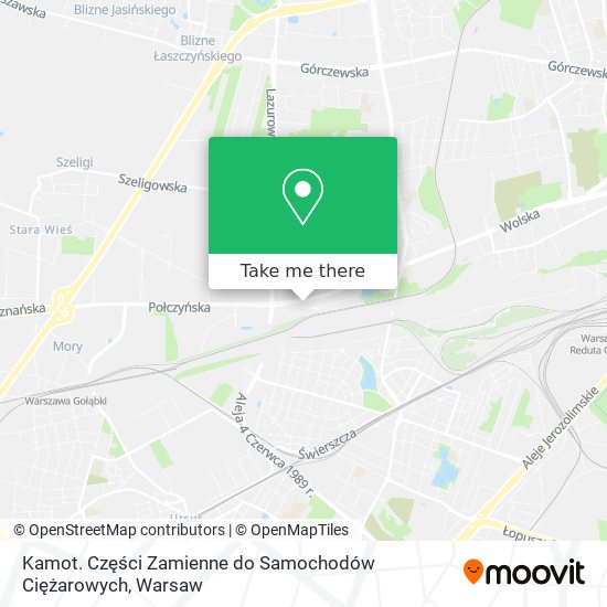 Kamot. Części Zamienne do Samochodów Ciężarowych map