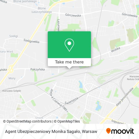 Agent Ubezpieczeniowy Monika Sagało map