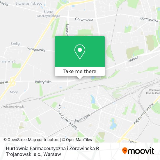 Hurtownia Farmaceutyczna i Żórawińska R Trojanowski s.c. map