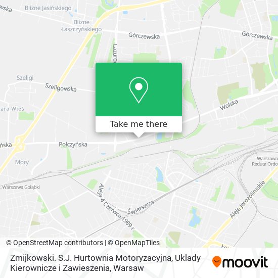 Zmijkowski. S.J. Hurtownia Motoryzacyjna, Uklady Kierownicze i Zawieszenia map