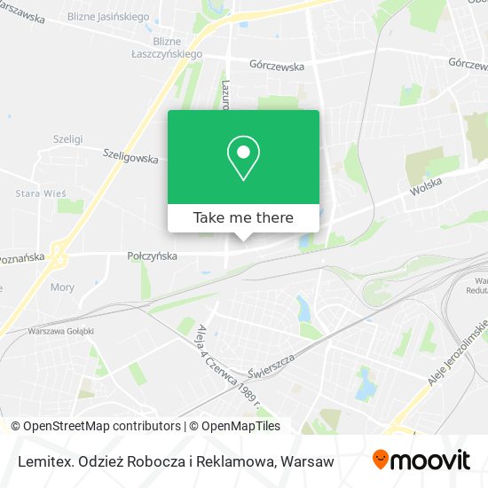 Lemitex. Odzież Robocza i Reklamowa map