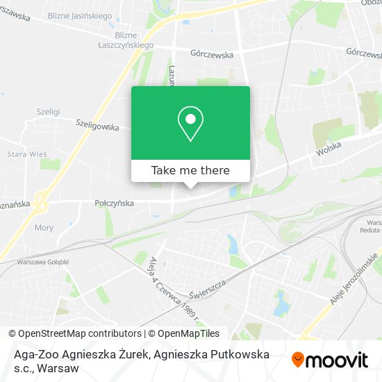 Aga-Zoo Agnieszka Żurek, Agnieszka Putkowska s.c. map