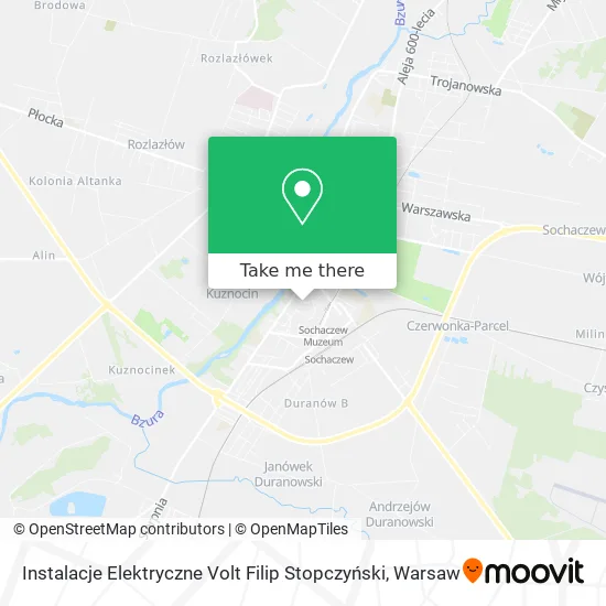 Instalacje Elektryczne Volt Filip Stopczyński map