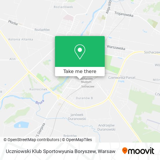 Uczniowski Klub Sportowyunia Boryszew map