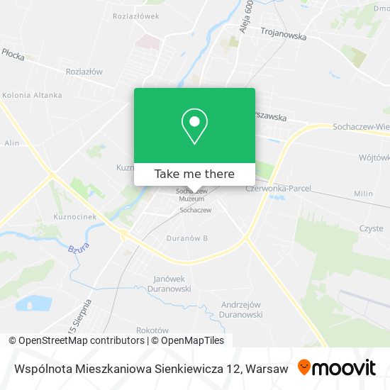 Wspólnota Mieszkaniowa Sienkiewicza 12 map