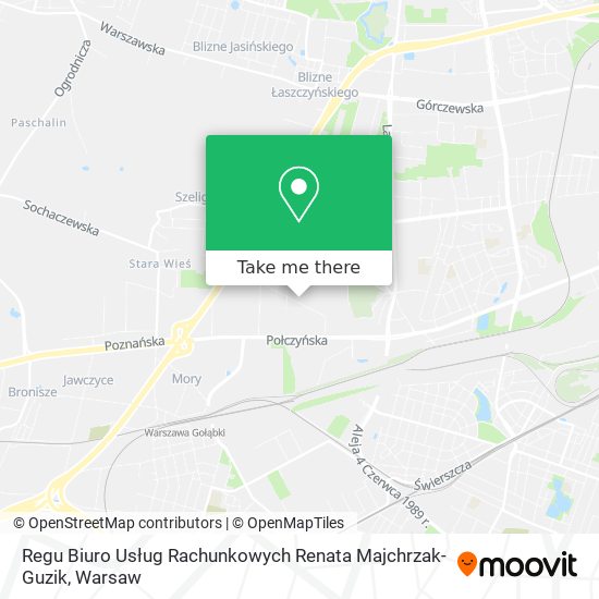 Regu Biuro Usług Rachunkowych Renata Majchrzak-Guzik map