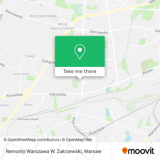 Remonty Warszawa W. Zakrzewski map