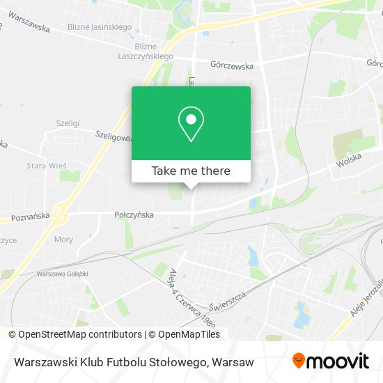 Warszawski Klub Futbolu Stołowego map