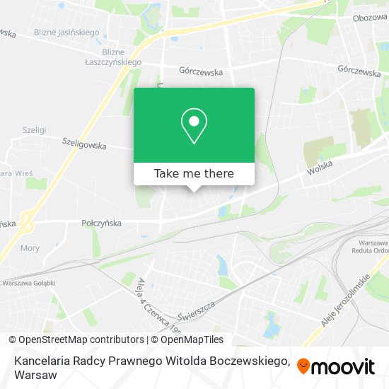 Kancelaria Radcy Prawnego Witolda Boczewskiego map