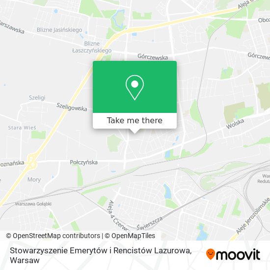 Stowarzyszenie Emerytów i Rencistów Lazurowa map