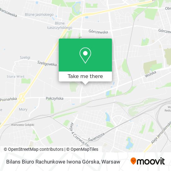 Bilans Biuro Rachunkowe Iwona Górska map