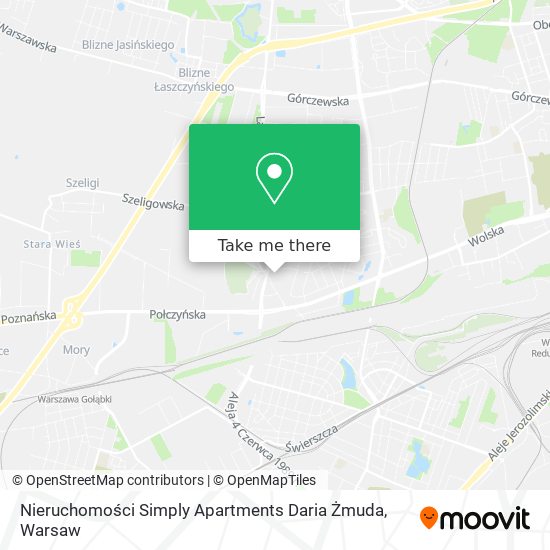 Карта Nieruchomości Simply Apartments Daria Żmuda