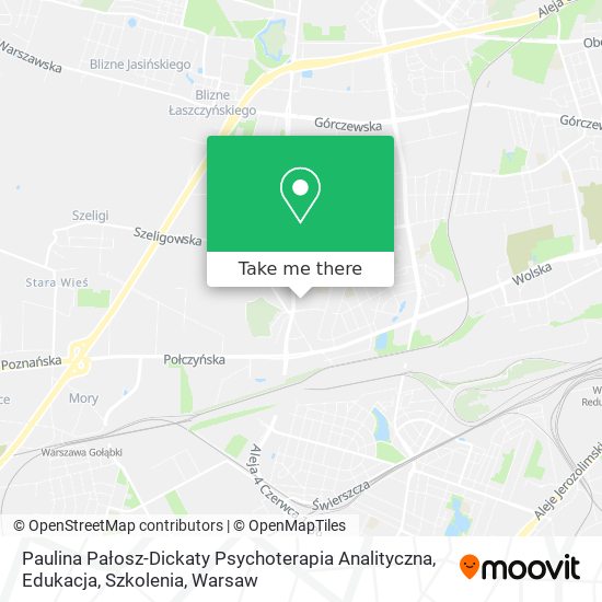 Paulina Pałosz-Dickaty Psychoterapia Analityczna, Edukacja, Szkolenia map