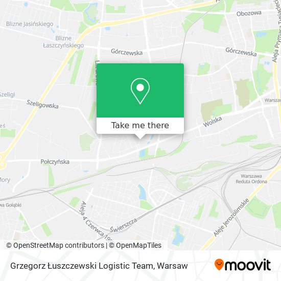 Grzegorz Łuszczewski Logistic Team map