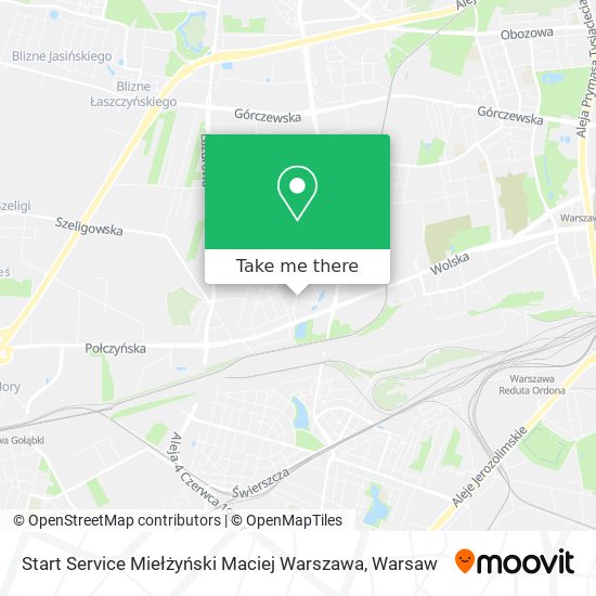 Карта Start Service Miełżyński Maciej Warszawa